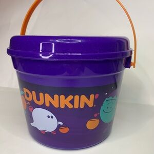 Dunkin' Purple Halloween Bucket